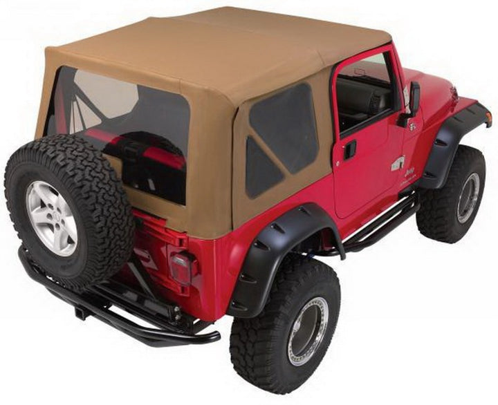 Rampage 1997-2006 Jeep Wrangler(TJ) Complete Top - Spice Denim - Bull Strap