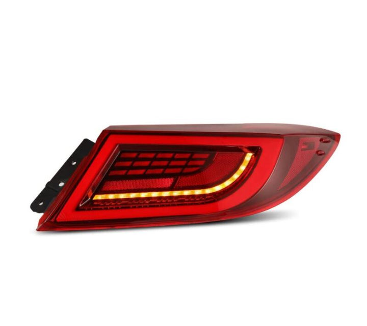 AlphaRex 22-24 Toyota GR86 LUXX LED Taillights Vivid Red - Bull Strap