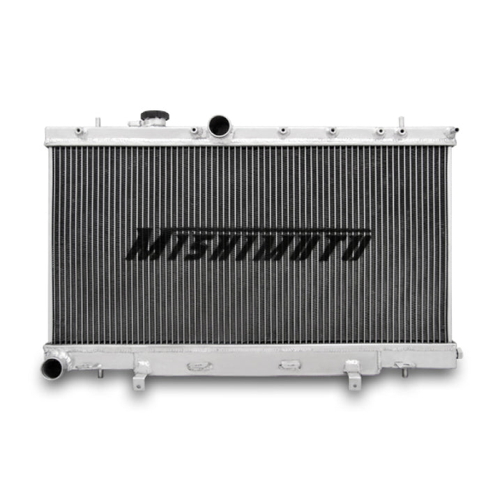 Mishimoto 01-07 Subaru WRX and STi Manual X-LINE (Thicker Core) Aluminum Radiator - Bull Strap