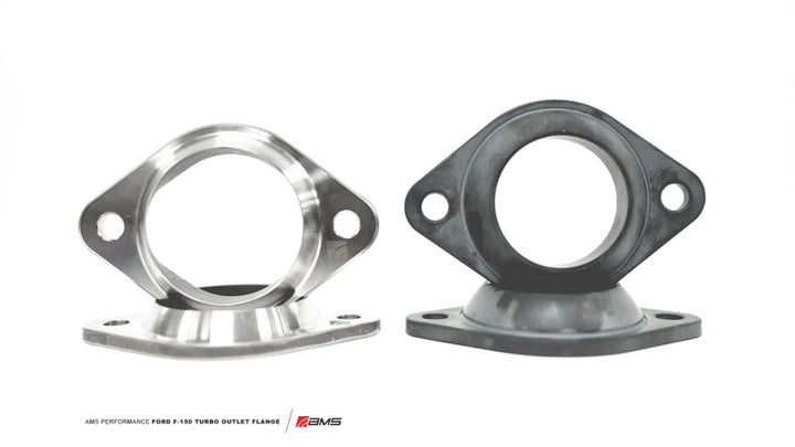AMS Performance 2015+ Ford F-150/F-150 Raptor 3.5L Ecoboost Turbine Housing Adapter Kit - Bull Strap