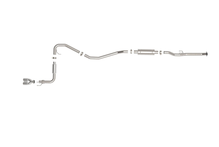 aFe POWER Takeda 2.5in 304 SS Cat-Back Exhaust w/ Polished Tips 22-25 Honda Civic L4-2.0L - Bull Strap
