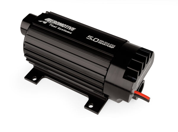 Aeromotive Brushless Spur Gear Fuel Pump w/TVS Controller - In-Line - 5gpm - Bull Strap
