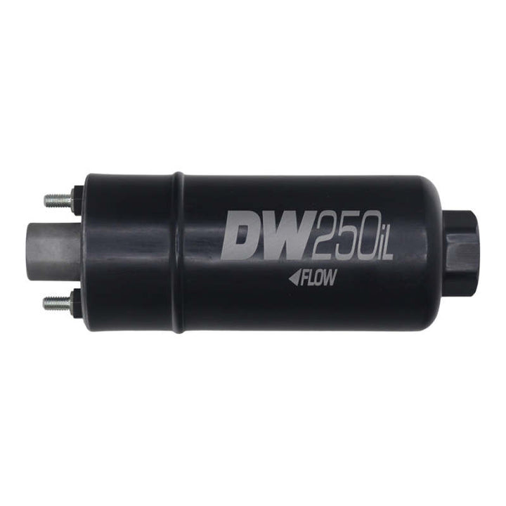 DeatschWerks 250LPH In-Line External Fuel Pump (No Bracket) - Bull Strap