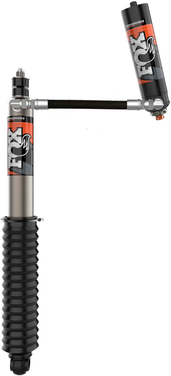 Fox 2022+Toyota Tundra w/Ext Brake Lines 1.5-3in Lift Rear Perf Elite Series 2.5 Res Shocks - Adj - Bull Strap