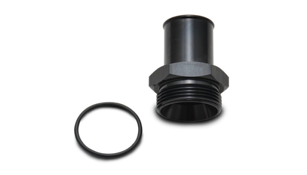 Vibrant -10 ORB to 3/8in Hose Barb Straight Fitting - Aluminum - Bull Strap