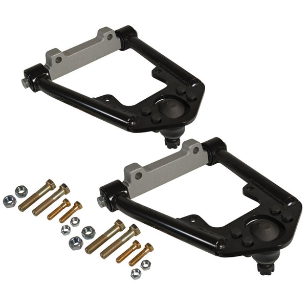 SPC Performance Steel Adjustable Upper Control Arm 67-73 Ford Mustang / 67-73 Mercury Cougar (Pair) - Bull Strap