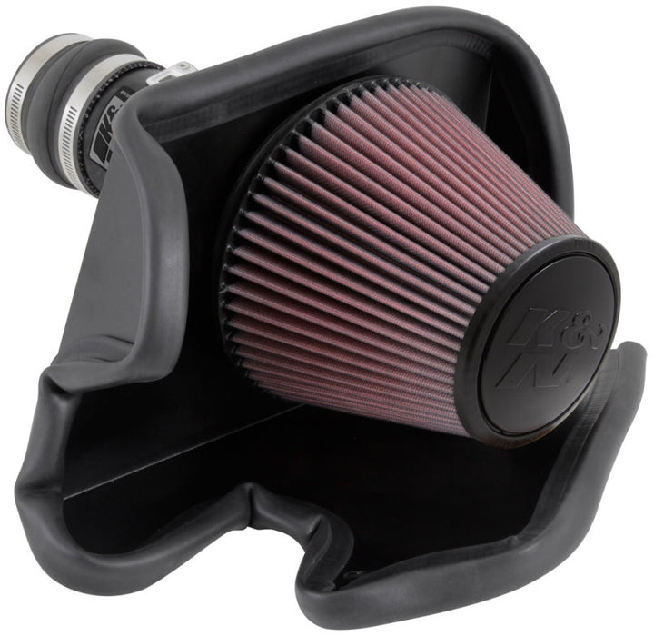 K&N 69 Series Typhoon Performance Intake Kit 13-14 Nissan Altima/Pathfinder 3.5L V6 - Bull Strap
