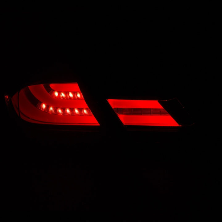 ANZO 2013-2015 Honda Civic LED Taillights Black - Bull Strap