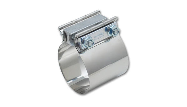 Vibrant Easy Seal SS Exhaust Sleeve Butt Joint Clamp for 2.25in O.D. Tubing - Bull Strap