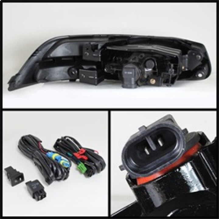 Spyder Honda Civic 2012-2013 2Dr/Coupe OEM Fog Light W/Switch- Clear FL-HC2012-2D-C - Bull Strap