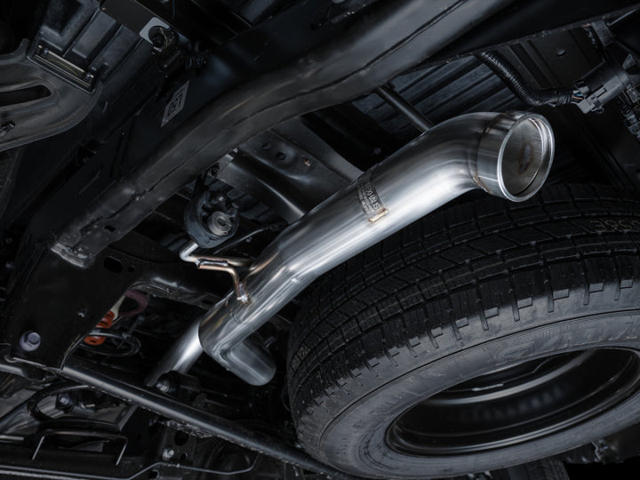 AWE 0FG Exhaust for 3rd Gen Toyota Tundra - BashGuard Only - Bull Strap