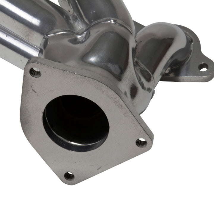 BBK 99-04 GM Truck SUV 4.8 5.3 Shorty Tuned Length Exhaust Headers - 1-3/4 Titanium Ceramic - Bull Strap