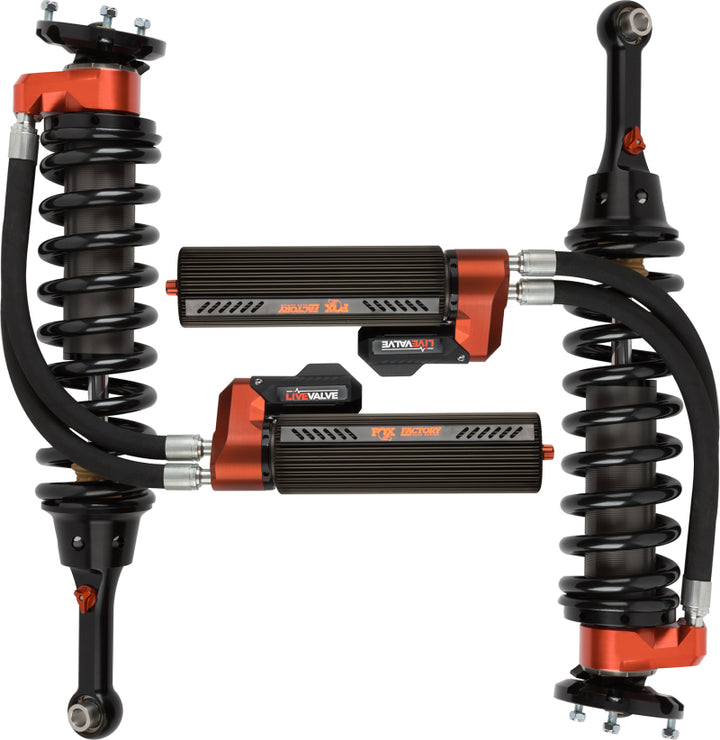 Fox 3.0 Factory Race Series Live Valve Internal Bypass Coilover Shock 2019+ Ford Raptor - Front - Bull Strap