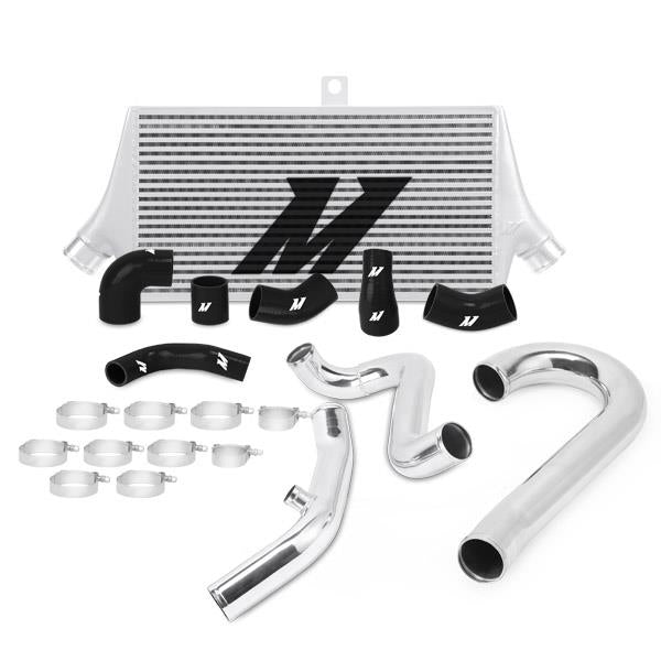 Mishimoto 03-07 Dodge 5.9L Cummins Intercooler Kit w/ Pipes (Silver) - Bull Strap