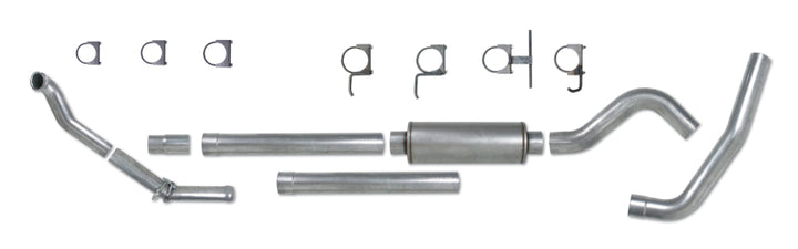 Diamond Eye KIT 4in TB SGL AL: 94-97 FORD 7.3L F250/F350 PWRSTROKE NFS W/ CARB EQUIV STDS - Bull Strap