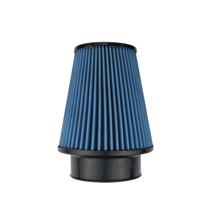 Injen SuperNano-Web Air Filter 4.0in ID/ 6.0in Base / 6.3in Height / 4.0in Top - Bull Strap