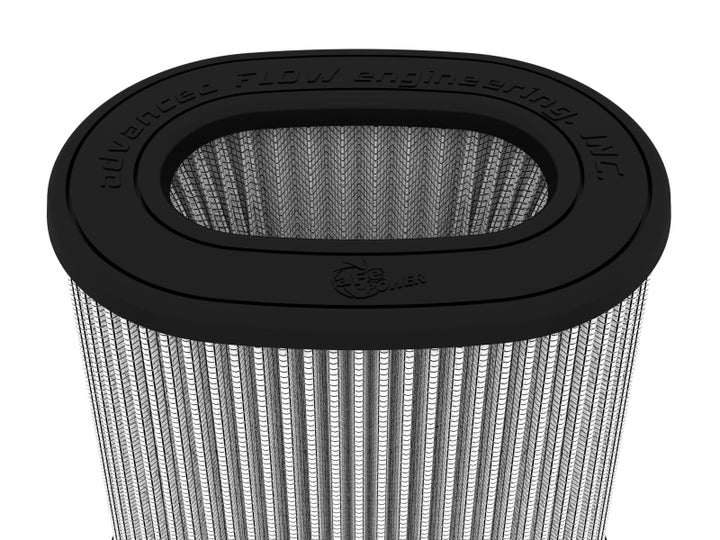 aFe MagnumFLOW Air Filter PDS A/F (6x4)F x (8-1/4x6-1/4)B x (7-1/4x5)T x 9in H - Bull Strap
