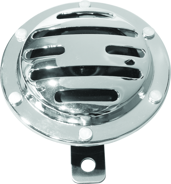 Bikers Choice Chrome Slotted Horn 12V Universal - Bull Strap