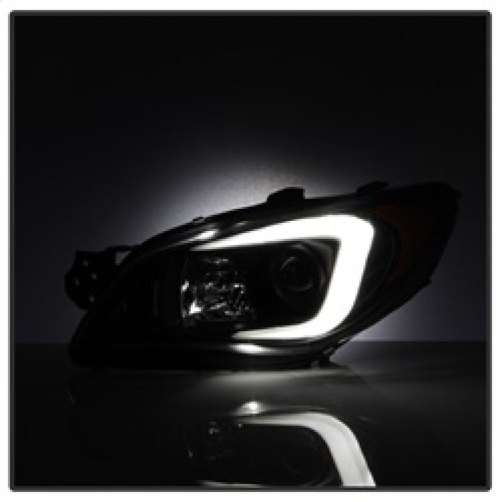 Spyder Subaru WRX 06-07 Projector Headlights - HID Model Only - Black PRO-YD-SWRX06-HID-LBDRL-BK - Bull Strap