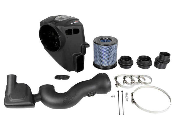 aFe Momentum GT Pro 5R Cold Air Intake System 2019 GM Silverado/Sierra 1500 V6-4.3L/V8-5.3/6.2L - Bull Strap