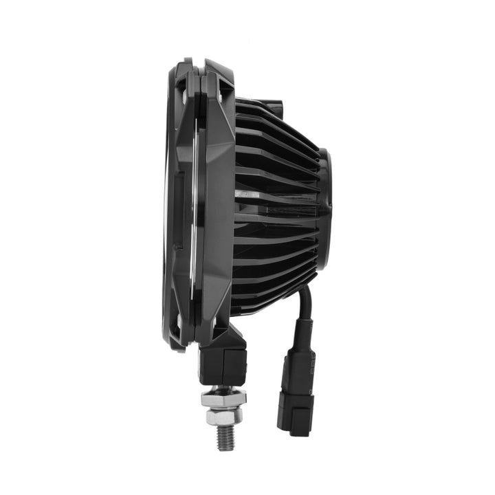 KC HiLiTES 6in. Pro6 Gravity LED Light 20w Single Mount Wide-40 Beam (Pair Pack System) - Bull Strap