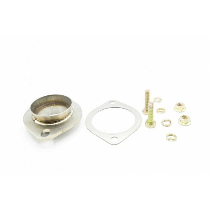 Turbo XS Subaru 3in Downpipe to OEM Cat-Back Adapter w/Stainless Steel Exhaust Gasket - Bull Strap