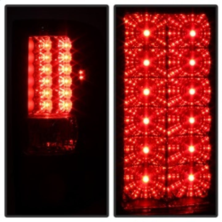 Spyder Ford F150 Styleside 04-08 (Not Fit Heritage & SVT)LED Tail Lights Black ALT-YD-FF15004-LED-BK - Bull Strap