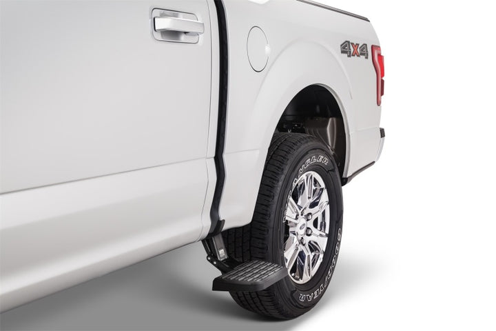 AMP Research 15-22 Ford F150 All Beds BedStep2 - Black - Bull Strap