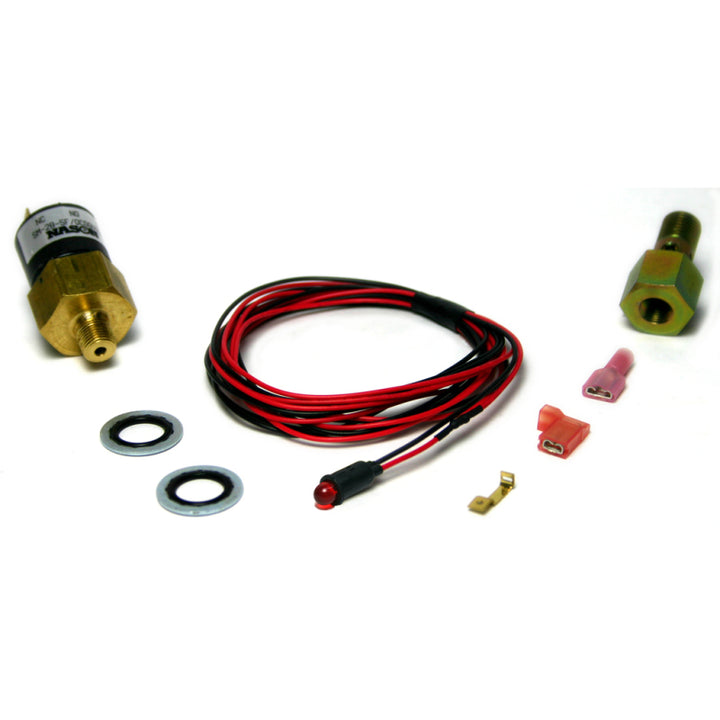 BD Diesel Low Fuel Pressure Alarm Kit Red LED - 1998-2007 Dodge 24-valve - Bull Strap