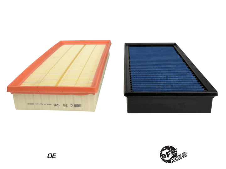 aFe 10-21 Land Rover 5.0L V8 Magnum GLOW OE Replacement Air filter w/ Pro 5R Media - Bull Strap