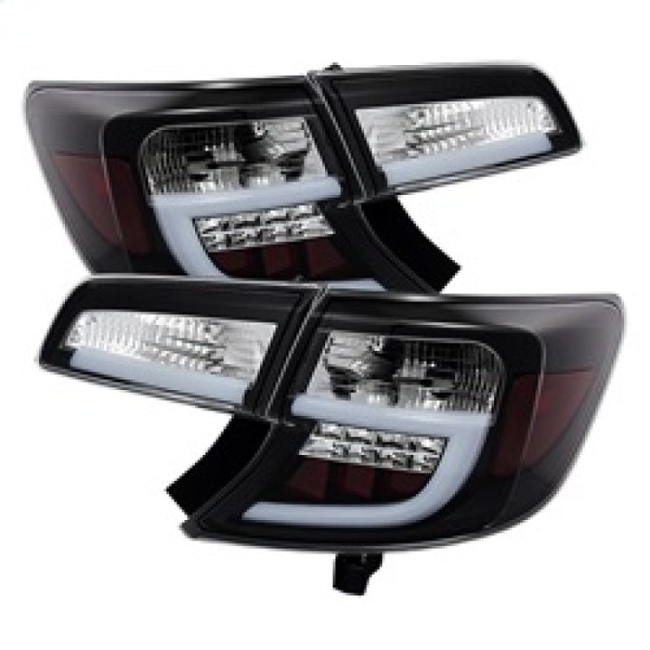 Spyder Toyota Camry 12-14 Light Bar LED Tail Lights Black ALT-YD-TC12-LBLED-BK - Bull Strap