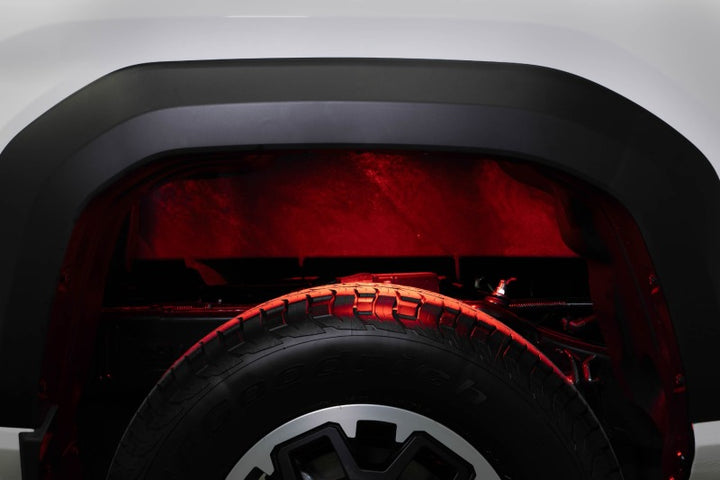 Diode Dynamics RGBW Rock Light Installer Kit w/Controller (4-pack) - Bull Strap