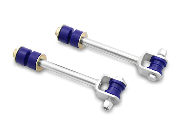 SuperPro 1991 Toyota Land Cruiser Base Rear HD Extended End Link Set - Bull Strap