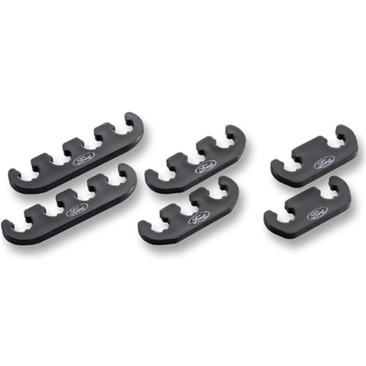 Ford Racing Wire Dividers 4 to 3 to 2 - Black w/ White Ford Logo - Bull Strap