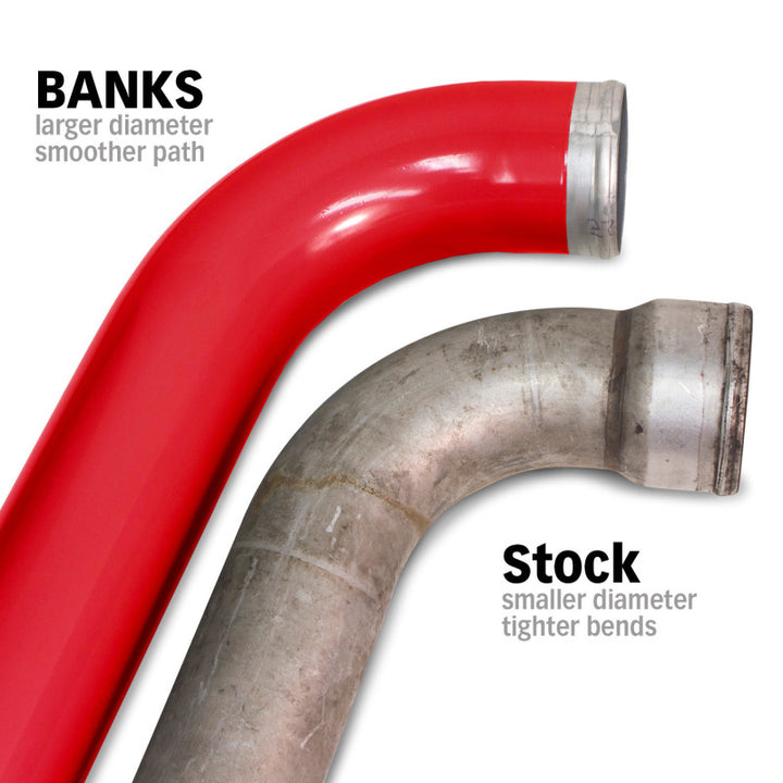 Banks Power 07-09 Ram 6.7L Diesel Boost Tube System - Driver Side - Bull Strap