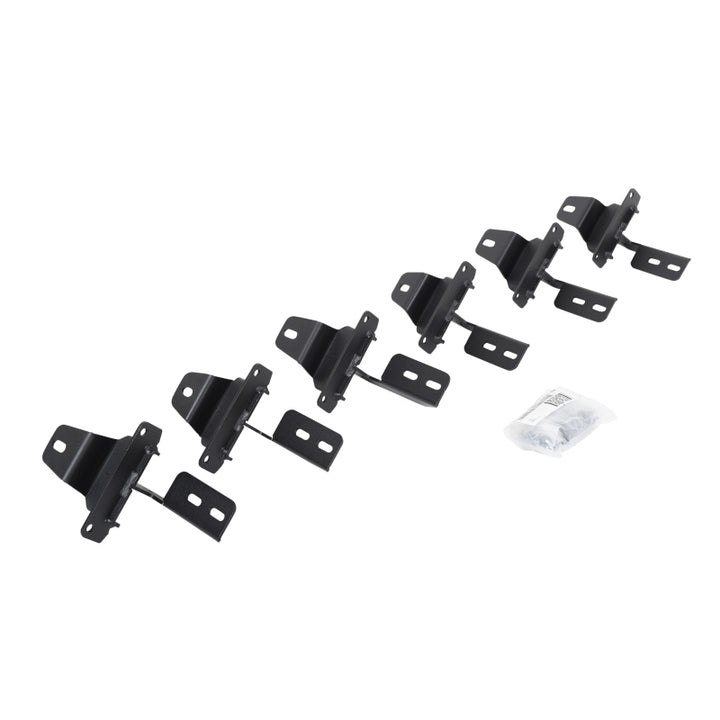 Go Rhino 18-20 Jeep Wrangler JLU Brackets for RB Running Boards - Bull Strap