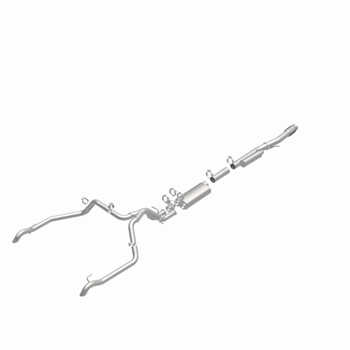 MagnaFlow 24-25 Chevrolet/GMC Silverado/Sierra 1500 ZR2/AT4X Overland Series Cat-Back Exhaust System - Bull Strap