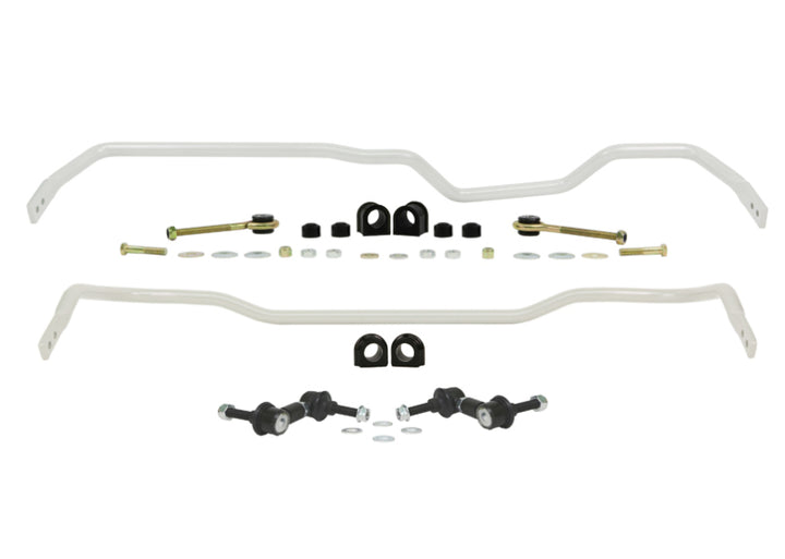 Whiteline 89-93 Nissan Skyline R32 GT-R  Front and Rear Swaybar Kit - Bull Strap