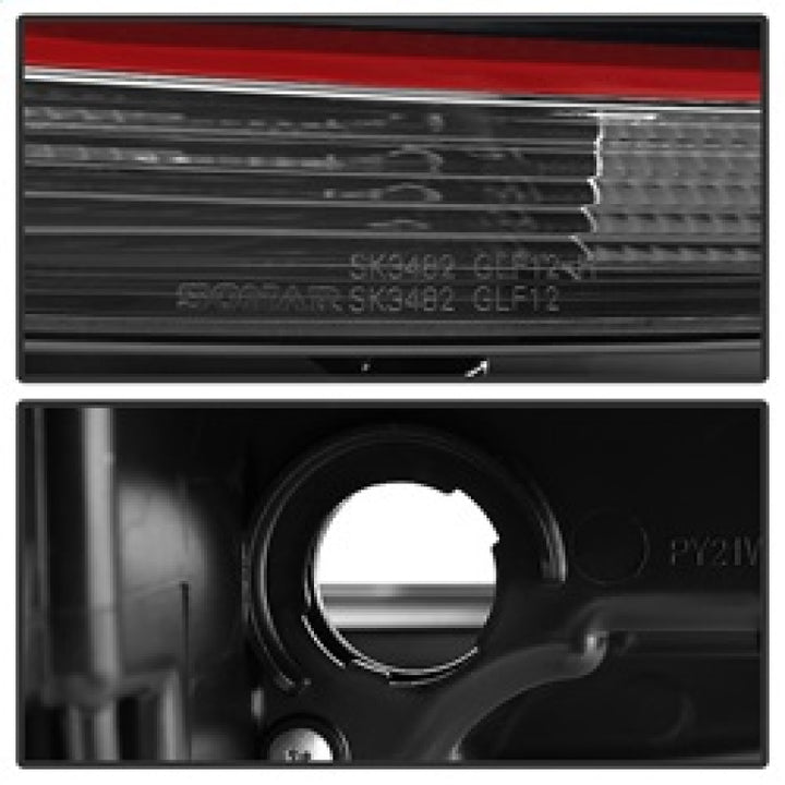 Spyder Volkswagen Golf VII 14-16 Projector Headlights DRL LED Red Stripe Blk PRO-YD-VG15-RED-DRL-BK - Bull Strap