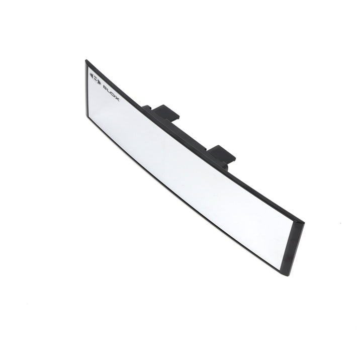 BLOX Racing 290mm Convex Mirror Black Frame No Tint - Bull Strap