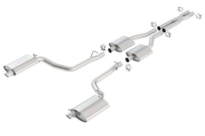 Borla 11-14 Dodge Charger R/T / 11-14 Chrysler 300 C 5.7L V8 AT/MT S-Type SS Catback Exhaust - Bull Strap