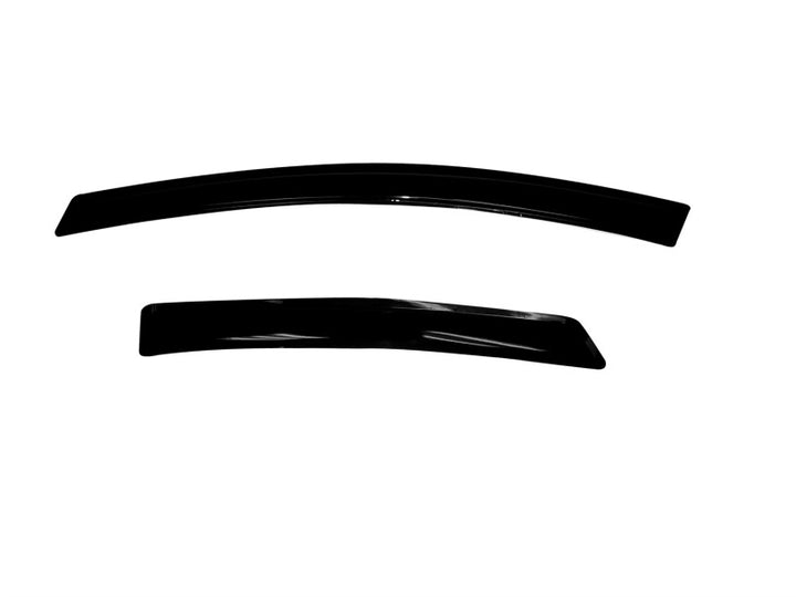 AVS 10-15 Toyota Prius (Excl. V Model) Ventvisor Outside Mount Window Deflectors 4pc - Smoke - Bull Strap