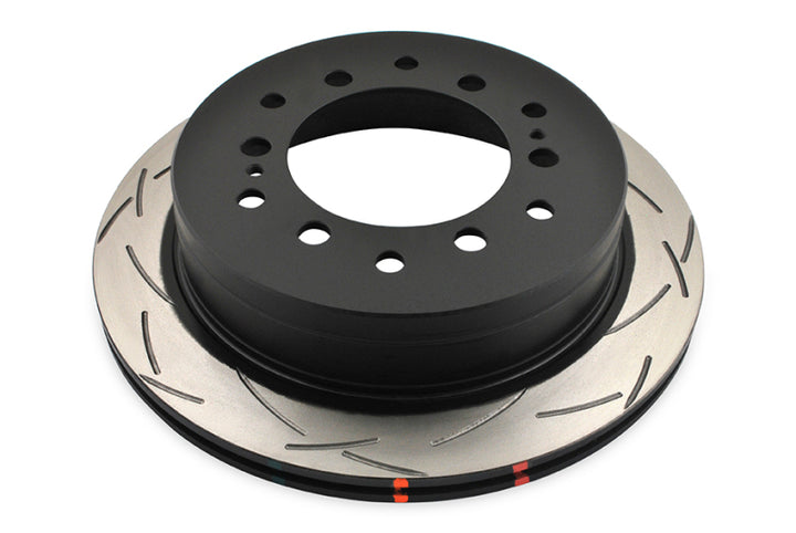 DBA 10+ Toyota 4Runner/FJ Cruiser Rear Slotted 4000 Series Rotor - Bull Strap