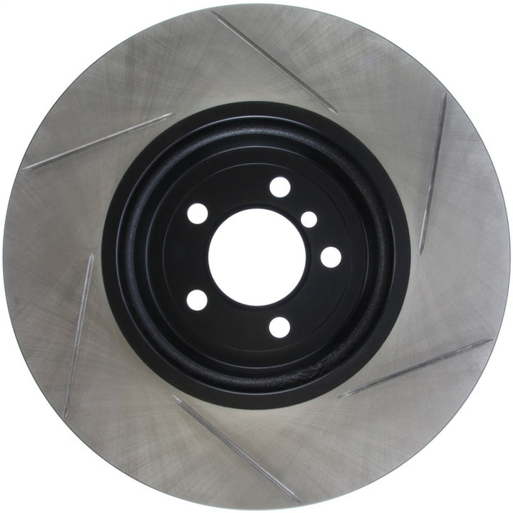 StopTech Sport 14-15 BMW 435i Right Front Slotted Brake Rotor - Bull Strap