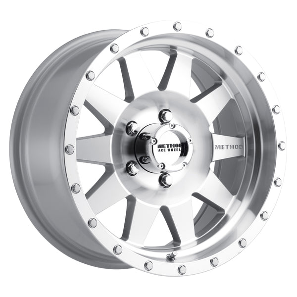 Method MR301 The Standard 15x7 -6mm Offset 5x4.5 83mm CB Machined/Clear Coat Wheel - Bull Strap
