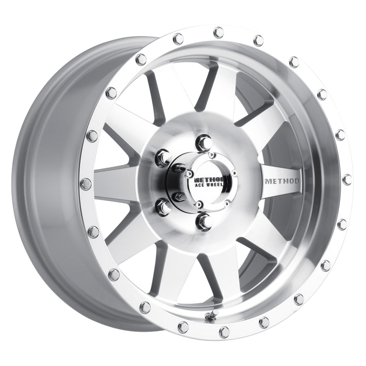 Method MR301 The Standard 15x7 -6mm Offset 5x4.5 83mm CB Machined/Clear Coat Wheel - Bull Strap