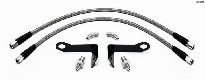 Wilwood Flexline Kit Front 2005-08 Ford Mustang w/ SL4 or SL6 Caliper - Bull Strap