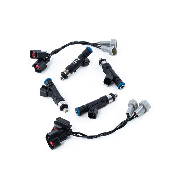 DeatschWerks 800cc Injectors 95-99 Mitsubishi Eclipse (DSM) and 03-06 EVO 8/9 (High Impedance) - Bull Strap