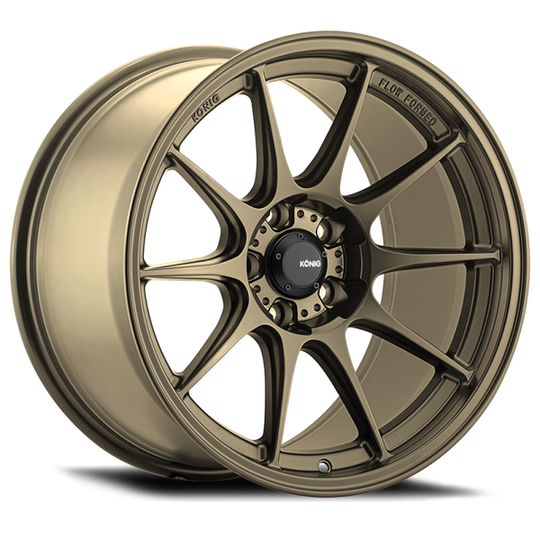 Konig Dekagram 18x8.5 5x114.3 ET35 Gloss Bronze - Bull Strap
