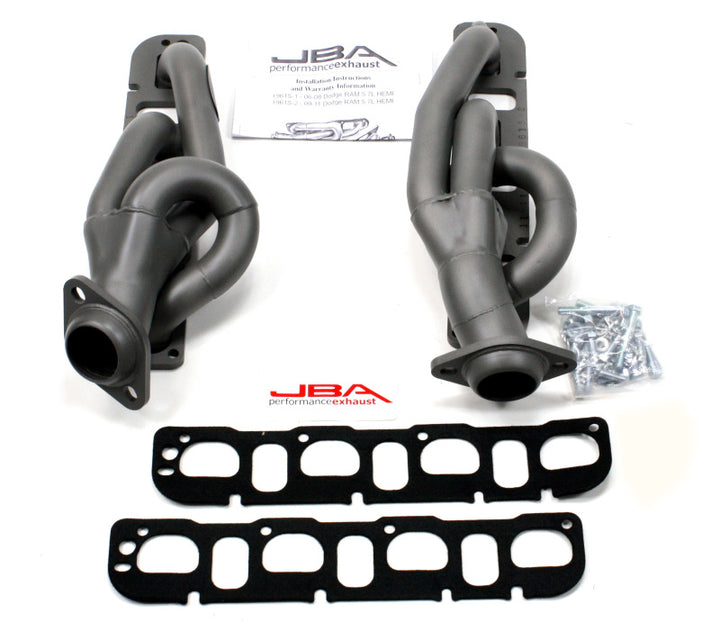 JBA 09-19 RAM Classic 5.7L HEMI 1-5/8in Primary Ti Ctd Cat4Ward Header - Bull Strap